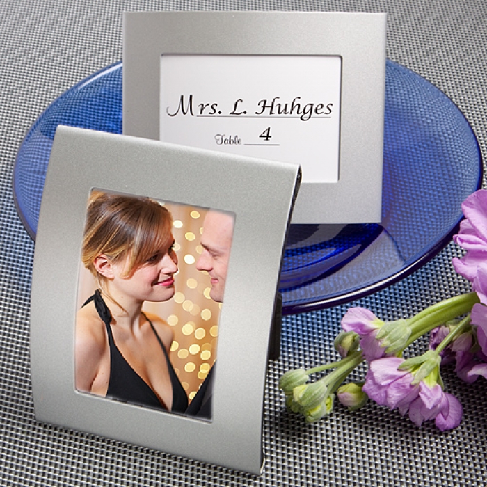 Matte Silver Metal Place Card/Photo Frames | Print Canada Store